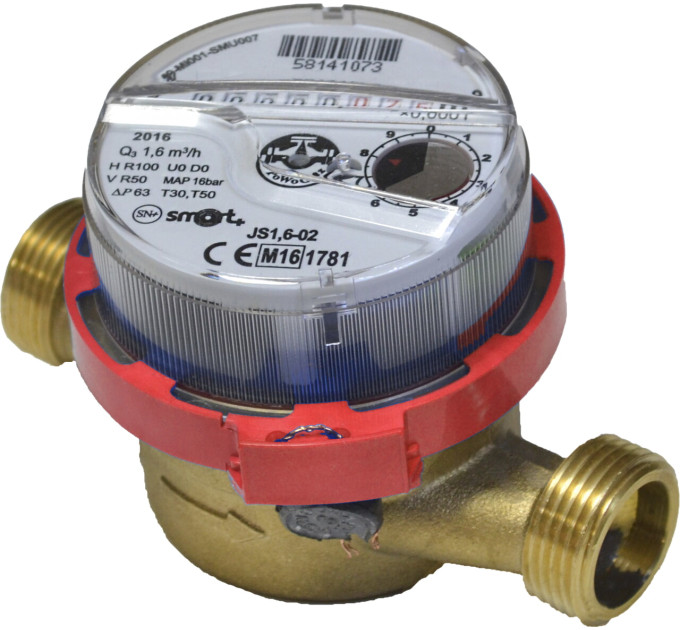Лічильник гарячої води PoWoGaz JS 90-1,6 DN15 SMART C+