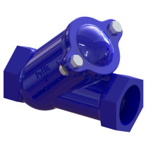Клапан зворотний каналізаційний муфтовий Ду 50 T.I.S Арт. С069 (Ру=16, Т= -10...+80 °С)